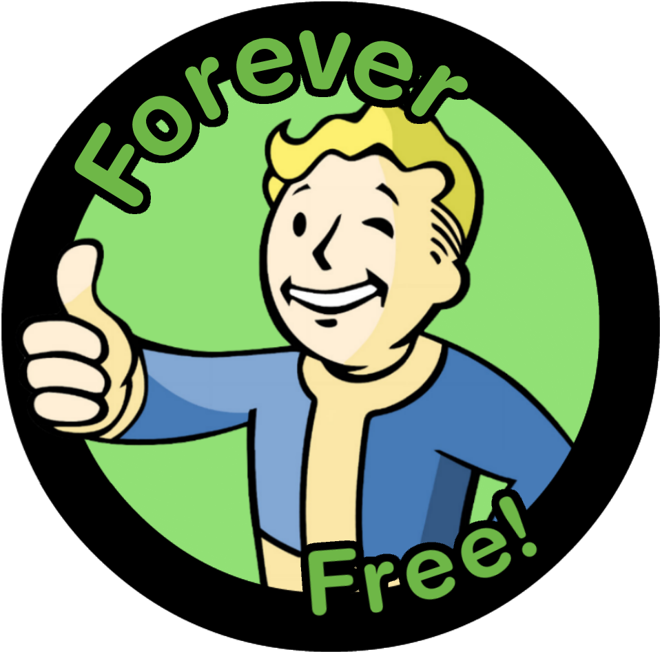Both Straight Donations And Premium Membership Donations - Vault Boy Thumbs Up (1000x1000)