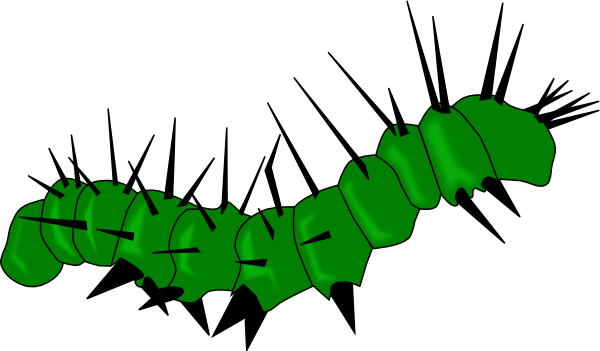 Caterpillar Clipart Caterpillar Clip Art At Clker Vector - Caterpillar Clipart (600x351)