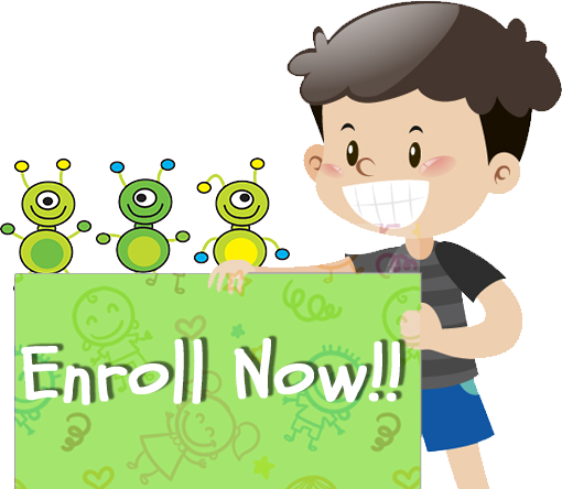 I Play I Learn Is A Largest Preschool/play School Chain - Clipart Enroll Now Png (510x444)