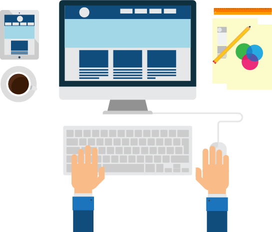 Ux Ui Developer Job Ahmedabad - Web Development Web Design Vector (544x464)