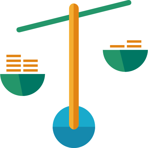 Relevance Of New Jobs - Scales Icon (512x512)