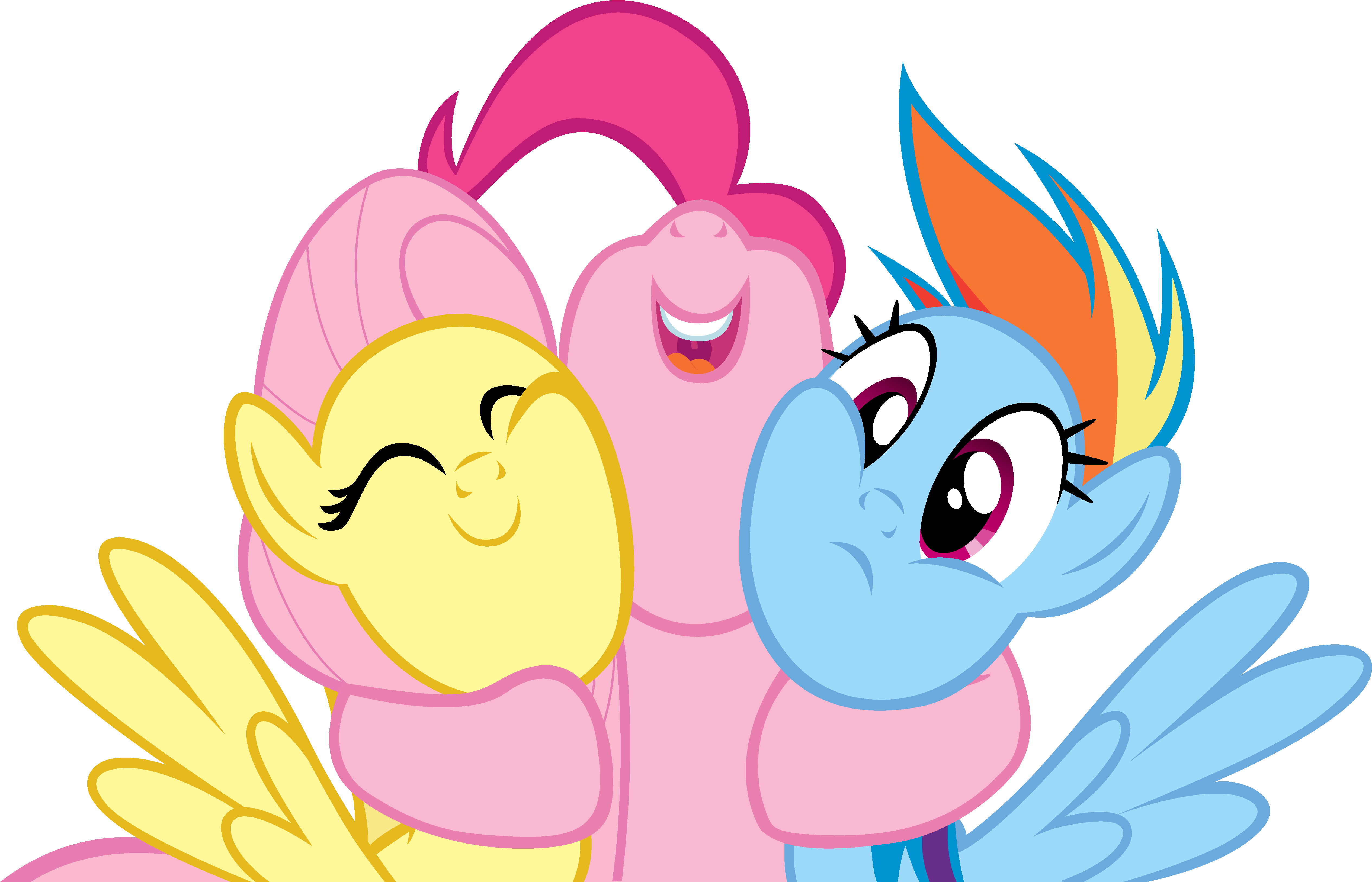 Kylerobinsoncustoms 107 7 Hugs And Love By Redink853 - Mlp Hugging Vector (5550x3317)