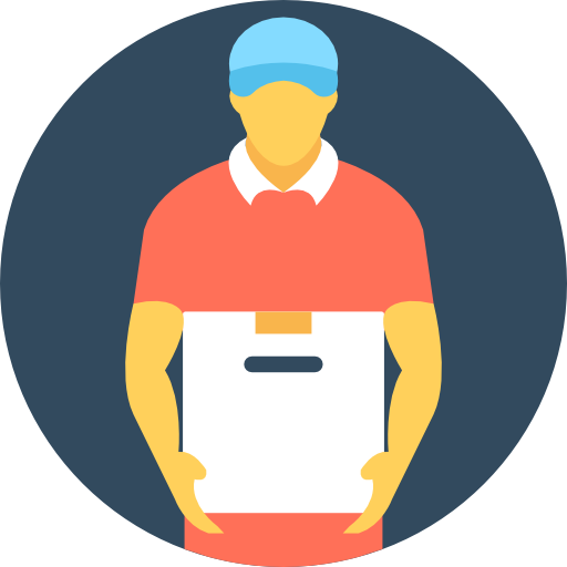 Delivery - Delivery Icons With Circle (512x512)