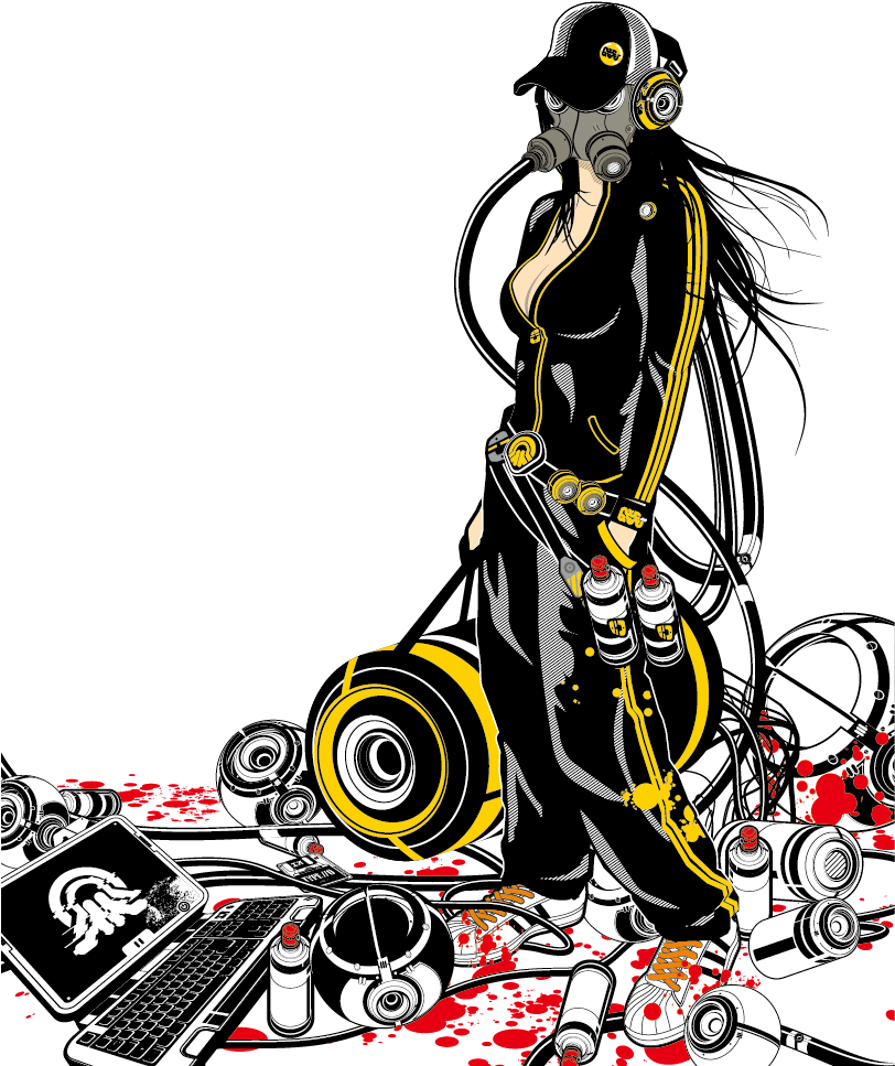 Graffiti Graphic Arts - Graffiti Woman Png (1181x1181)
