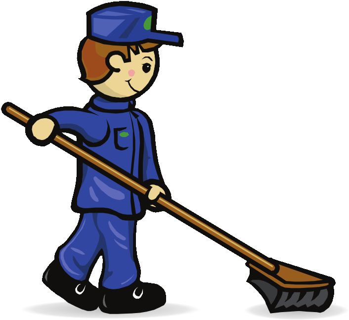 Street Sweeper Clipart - Sweeper Clipart Png (768x759)