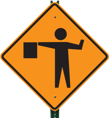 Temporary Traffic Control Signs - Traffic Signs (400x400)