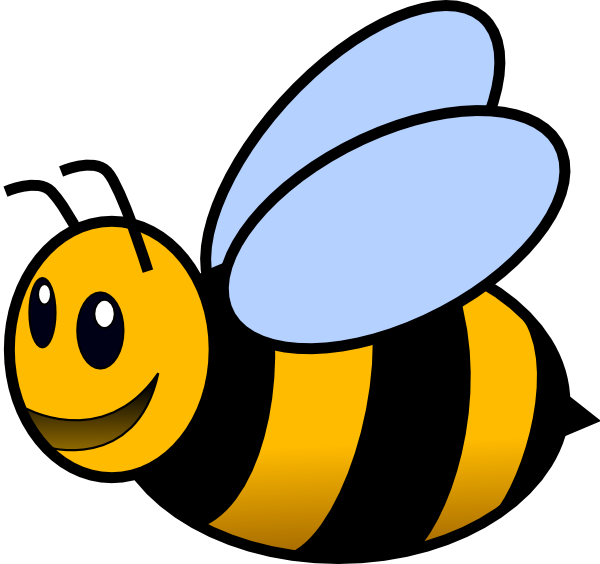 Busy Bee Clipart - Bee Clipart No Background (600x564)