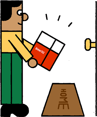 As A One Off Case Of 8 Or 10 Craft Beers Includes Ferment - Gift Shop (400x453)