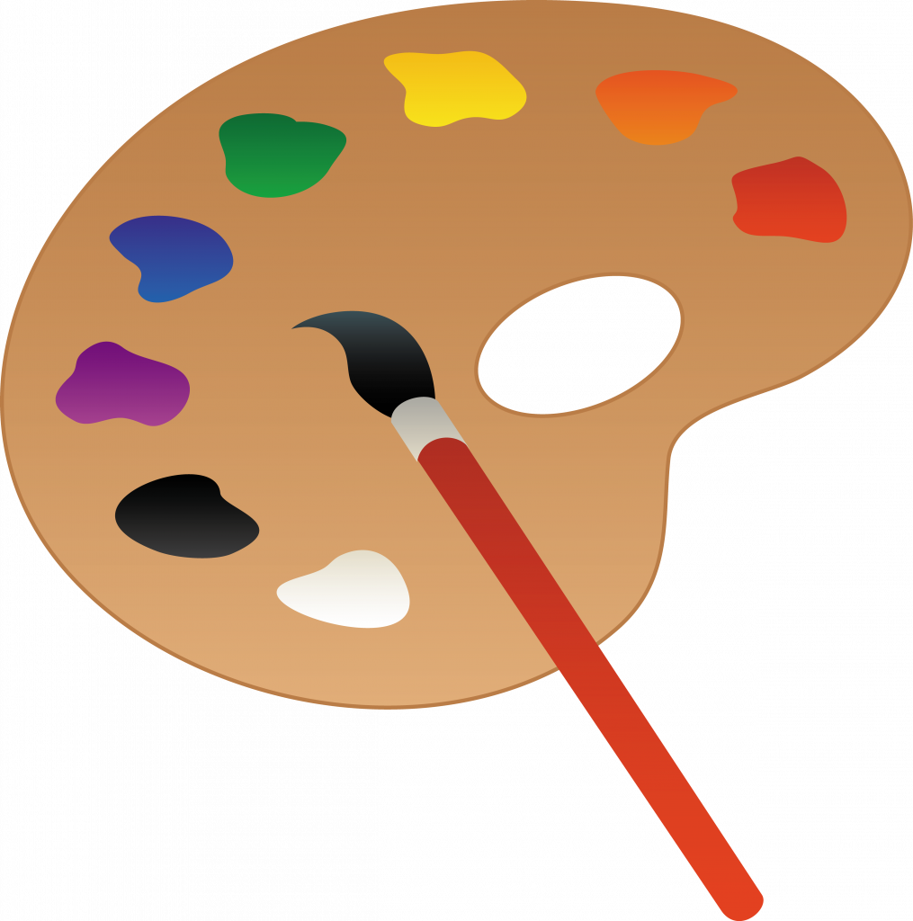 Download Luxurious And Splendid Artist Palette Clipart - Download Luxurious And Splendid Artist Palette Clipart (1015x1024)