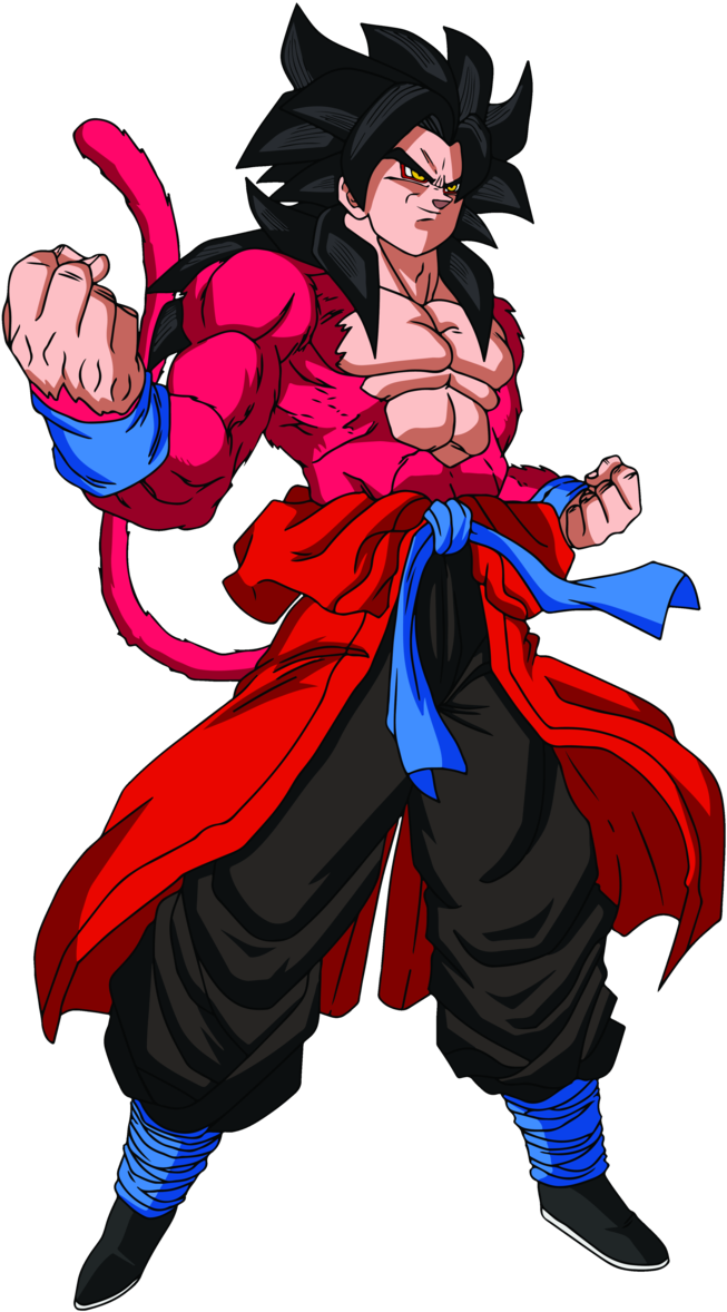 I Decide To Go Back To Do Some Proper Shading On Xeno - Goku Ssj 4 Xeno (672x1190)
