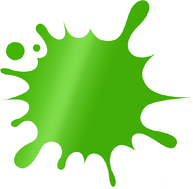 Discover The Bodypaiting Art - Green Paint Splatter Clip Art (650x633)