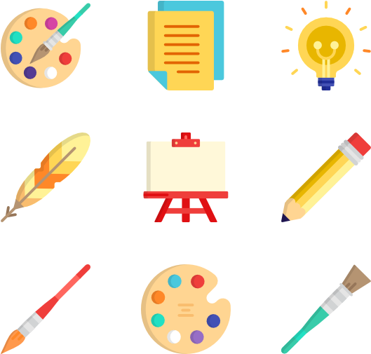 Painting Tools - Paint Brush Icon Png (600x564)