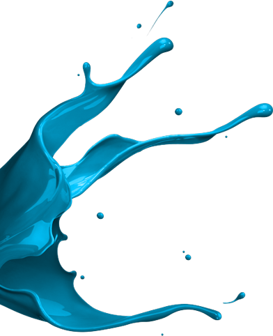 Awesome Paint Splatter Clipart Blue Paint Splash Png - Blue Paint Splashes Png (392x482)