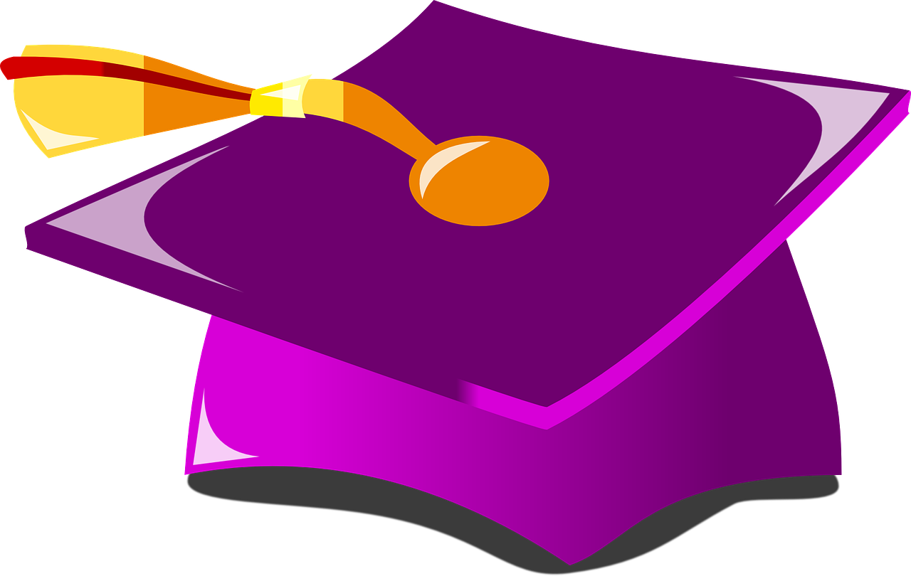 Grads Will Have To Fight Hard For Jobs - Graduation Cap Clip Art (1280x810)