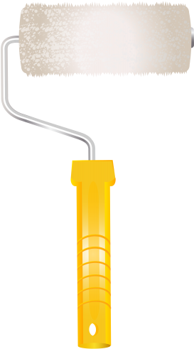 Paint Roller Png Clip Art - Paint Roller Png (278x500)