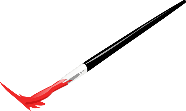 Paintbrush Paint Brush Clip Art Free Clipart Images - Paint Brush Png (600x358)