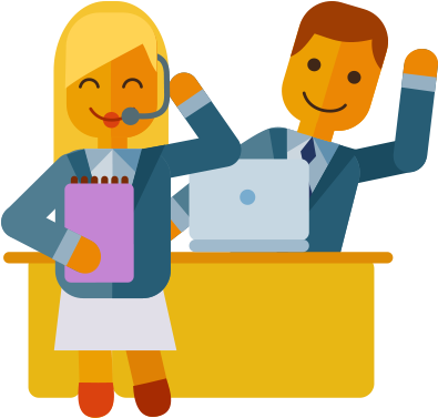 Any Business Or Team - Cartoon (500x500)