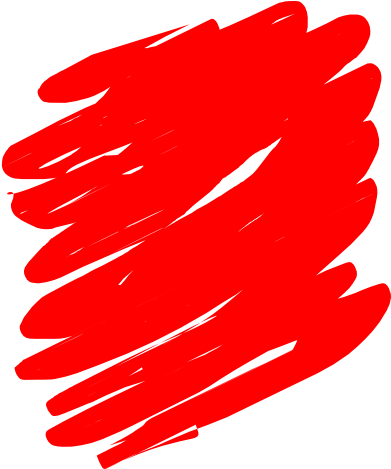 Red Brush Clip Art - Black Scribbles Transparent (600x468)