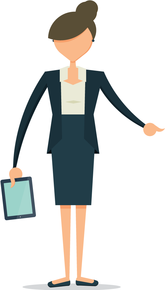 Woman Character - Cartoon (655x1010)