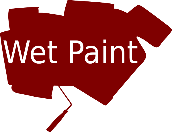 Wet Paint Clip Art At Clker - White County Medical Center (600x463)