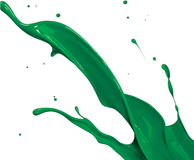 Super Power Clipart - Green Paint Splash Png (679x579)