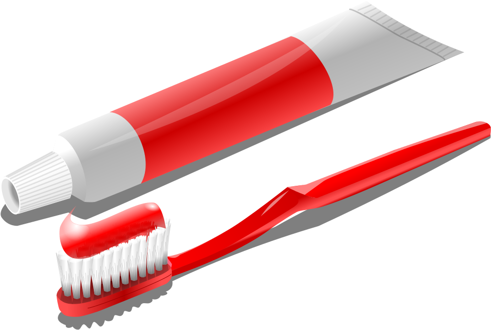 Toothbrush Clip Art Clipart Photo - Tooth Brush And Tooth Paste (1000x707)