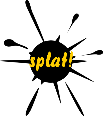 Paint Splat Pictures - Clipart Splat (400x453)