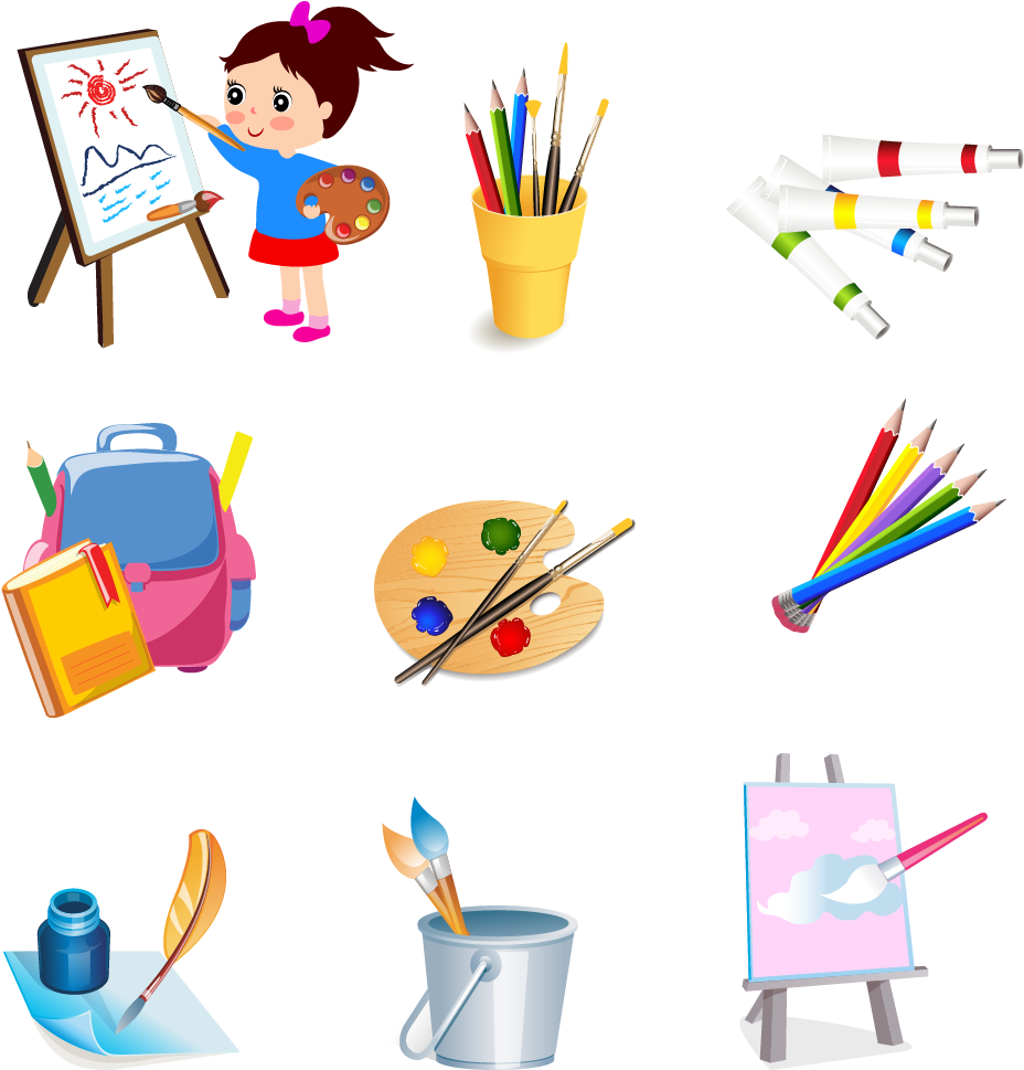 Drawing Painting Clip Art - Vector (1181x1181)