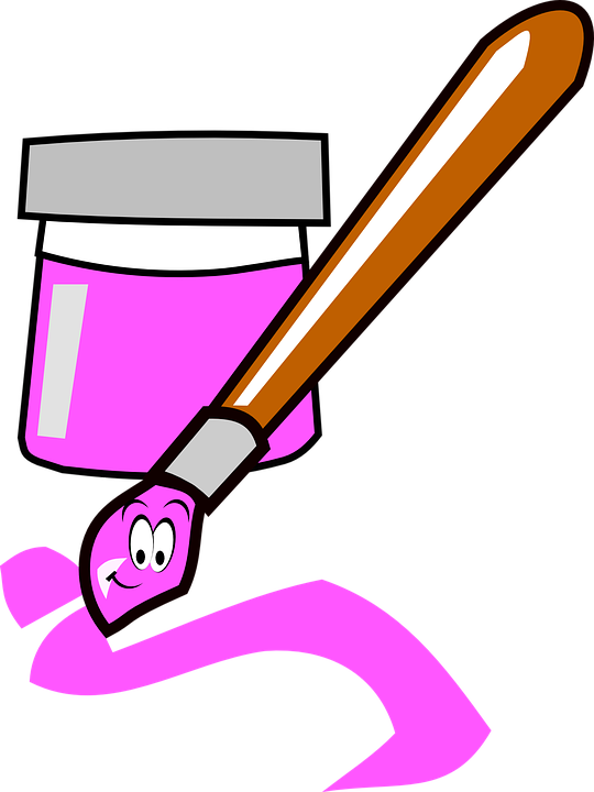 Cartoon Paintbrush Clip Art - Paint Brush Clip Art (960x1280)