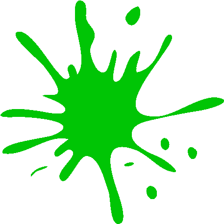 Clip Arts Related To - Green Paint Splash Clipart (500x500)