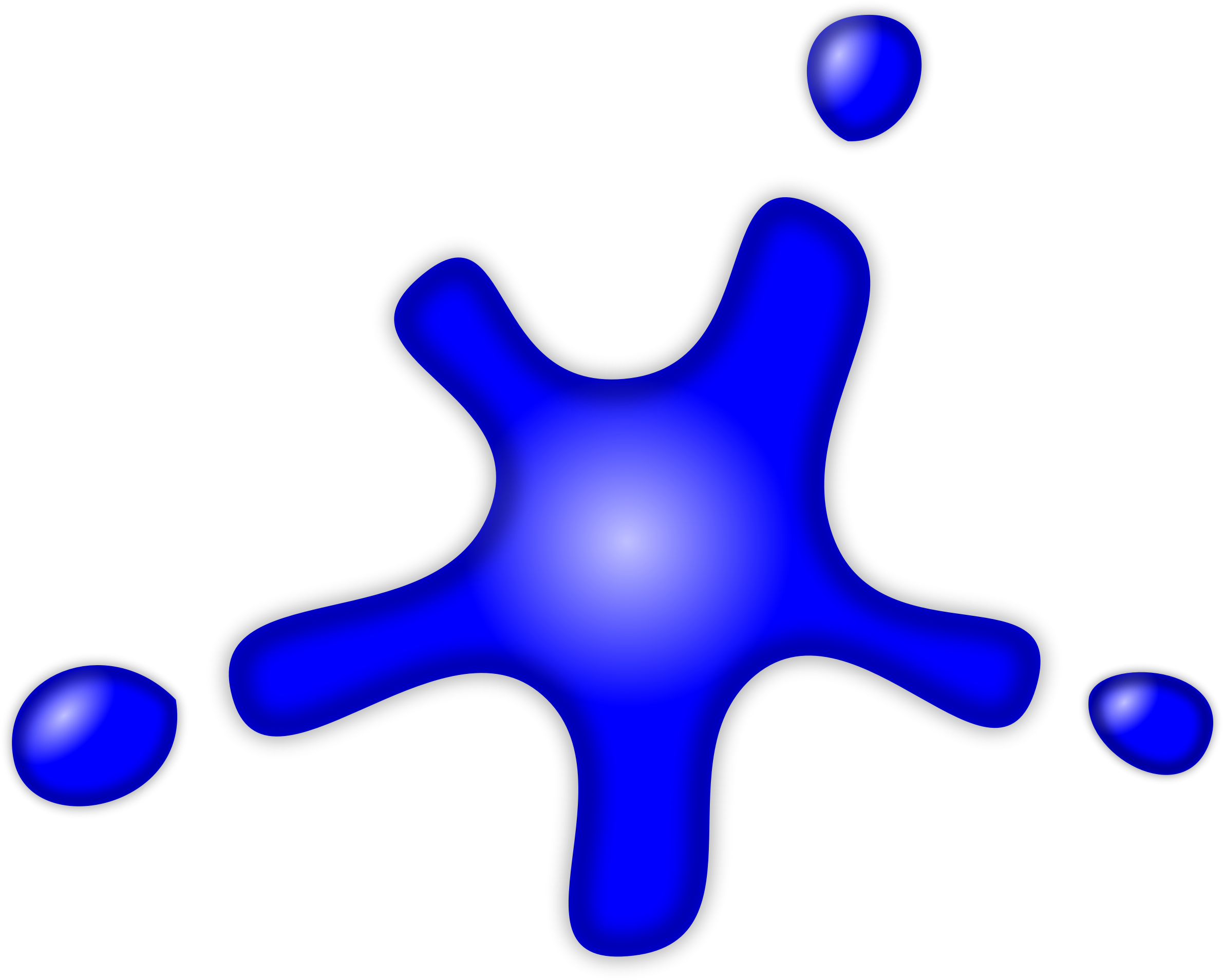 Splash Clipart Ink Splash - Clip Art (2381x1908)