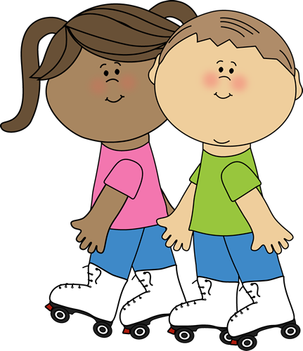 Roller Skating Clipart Free Clip Art Images Freeclipart - Kids Roller Skating Clip Art (431x500)