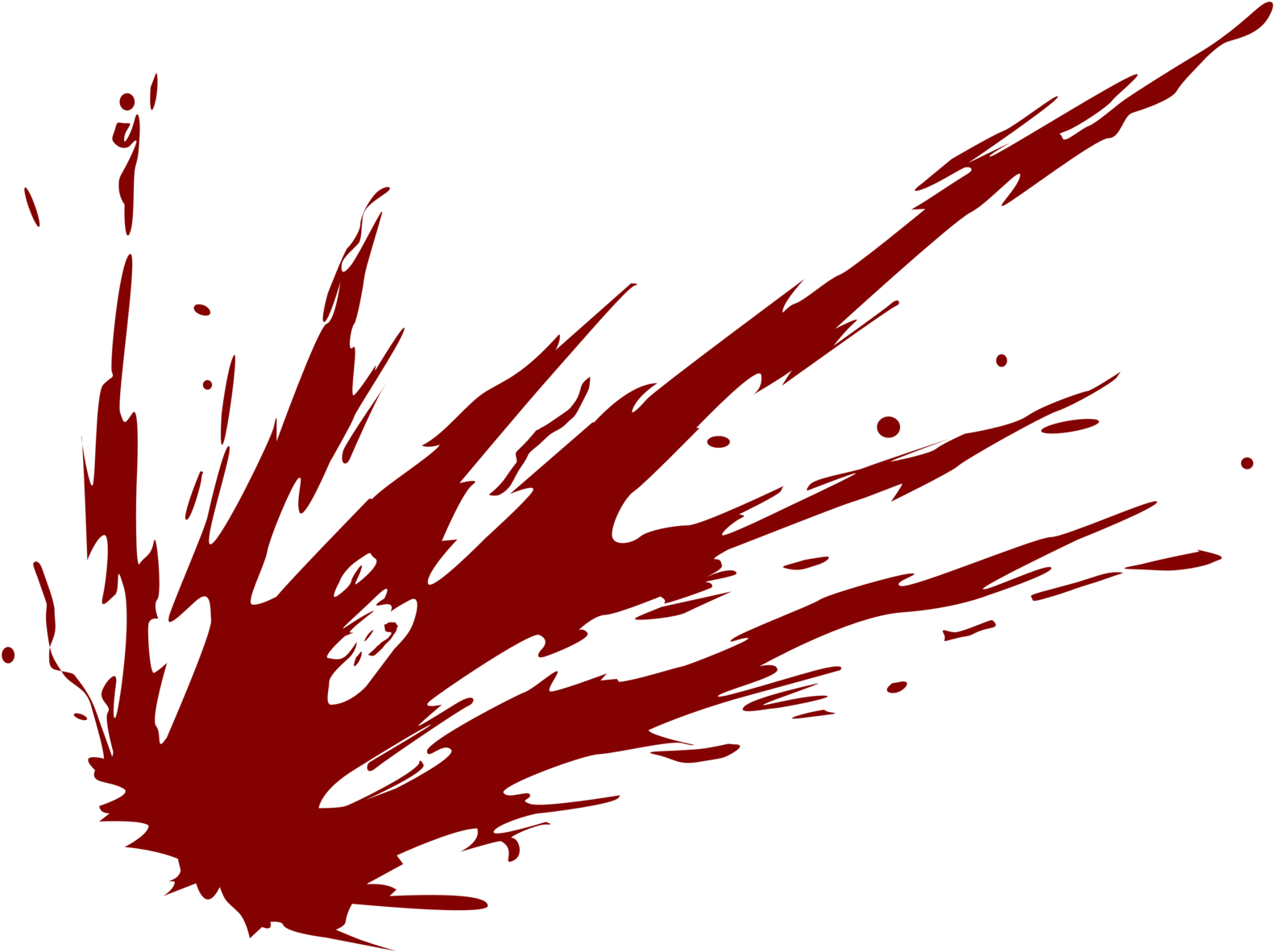 Blood Splatter Png Picture Clipart - Blood Splatter Clipart (1600x1201)