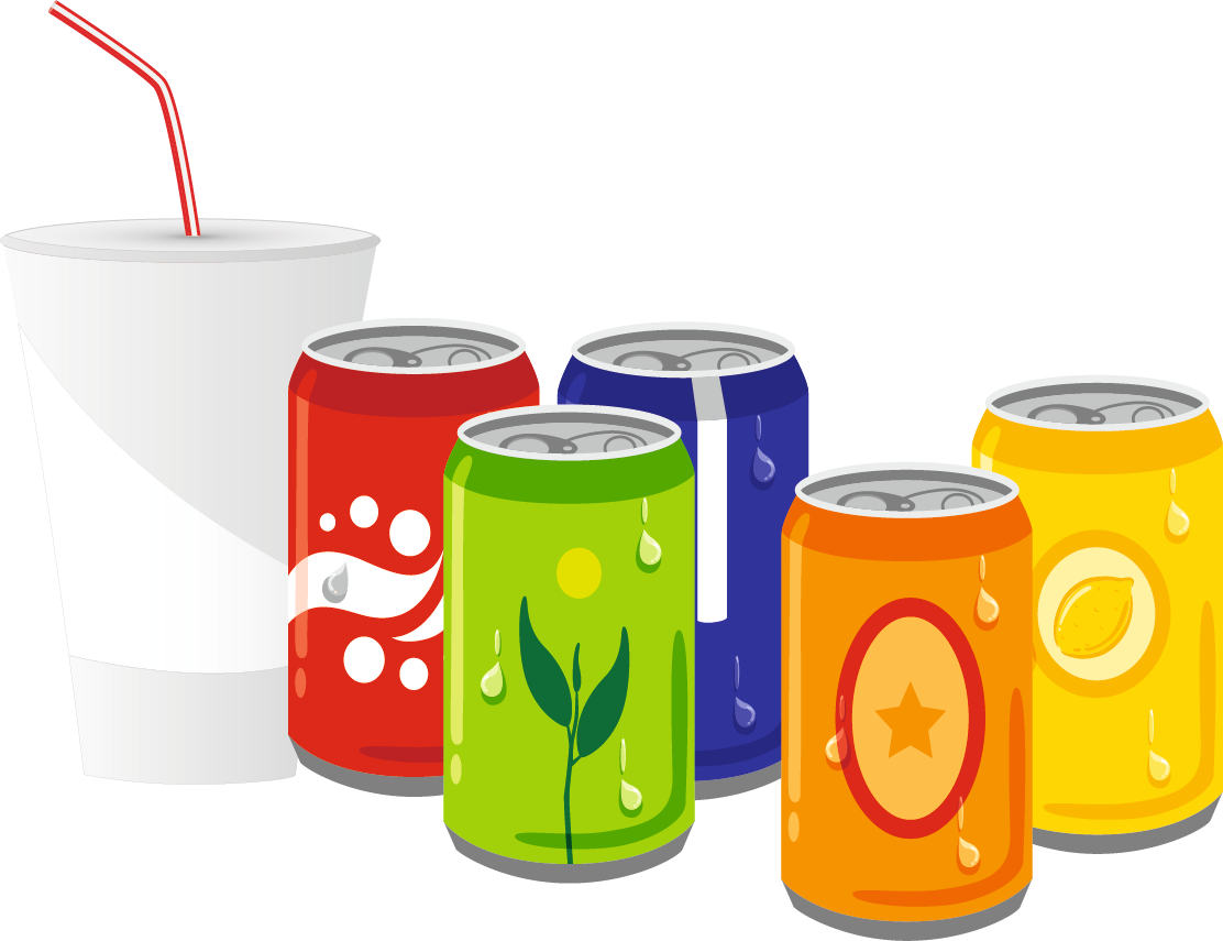 Beverage Clipart Soft Drink - Soft Drinks Clipart (1112x855)