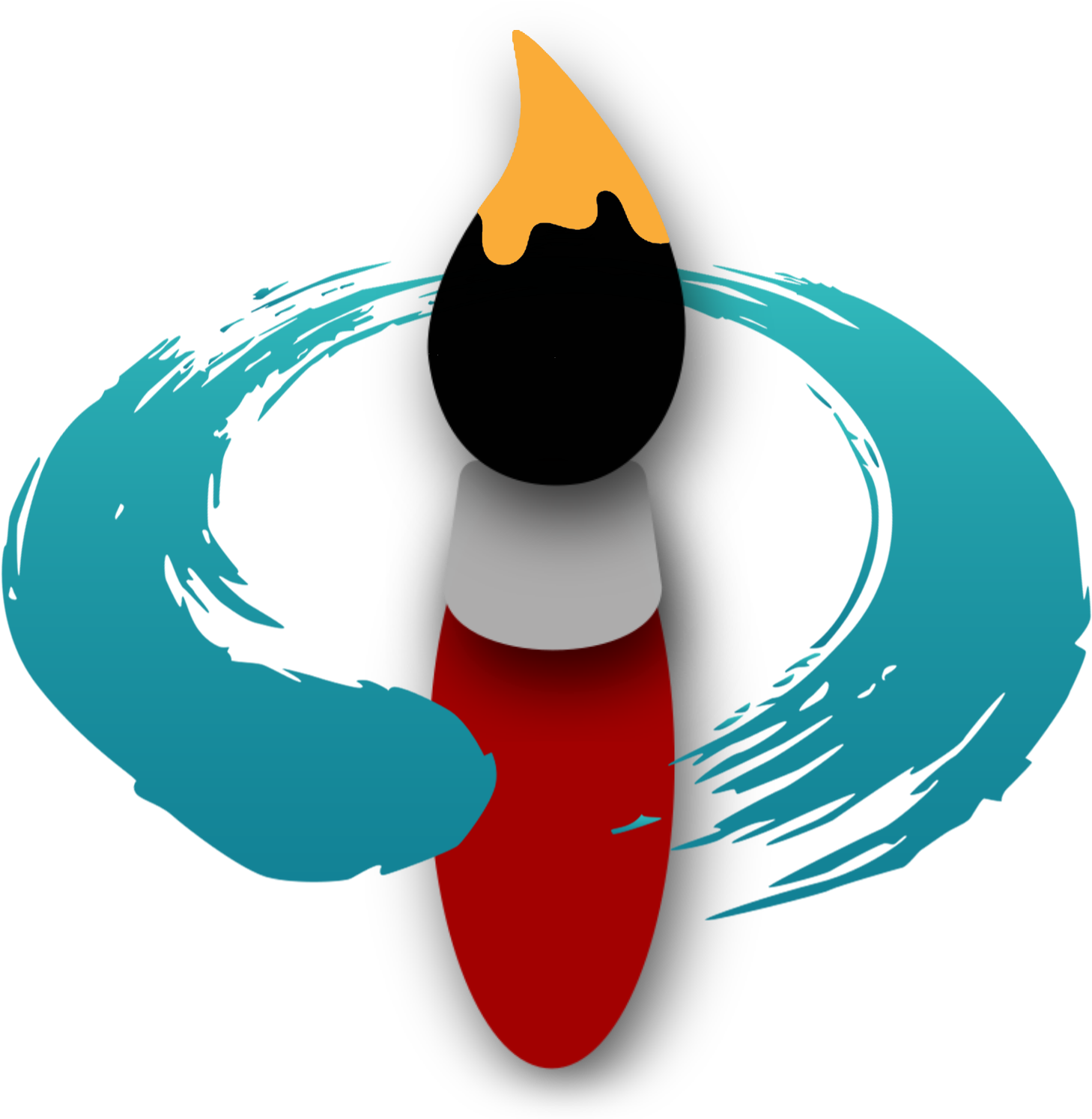 The Art Of Drawing Just Got An Uplift Enter The World - Drawing Brush Logo Png (1493x1493)