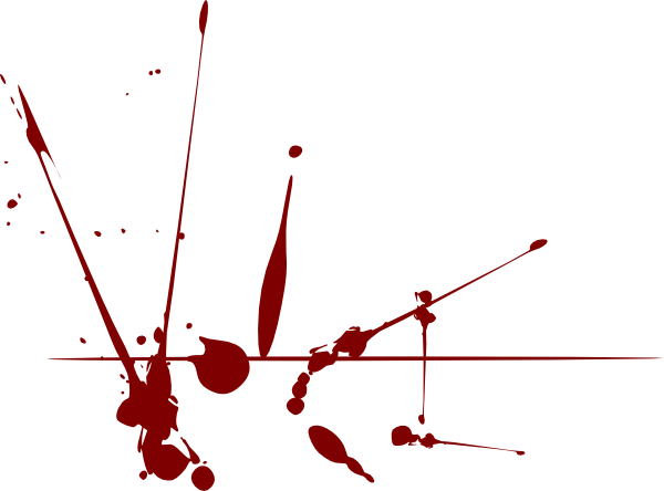 Blood Splatter Png - Vector Blood Splatter Png (600x444)