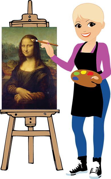 Leonardo Da Vinci Mona Lisa Art Print Poster (390x628)