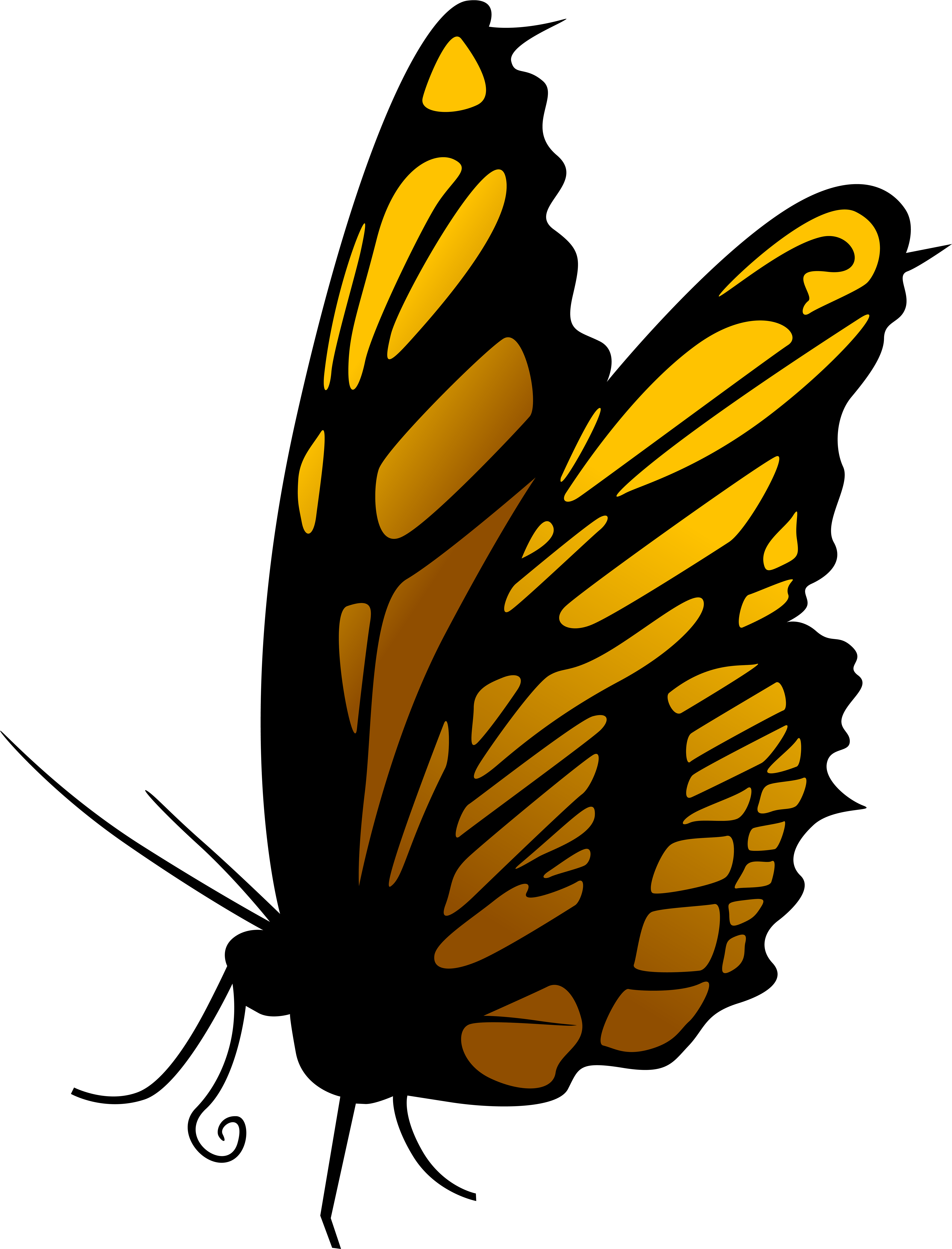 Butterfly Png Clip Art - Butterfly Png Clip Art (6100x8000)
