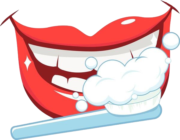 Tooth Brushing Oral Hygiene Toothbrush Clip Art - Tooth Brushing Oral Hygiene Toothbrush Clip Art (600x466)