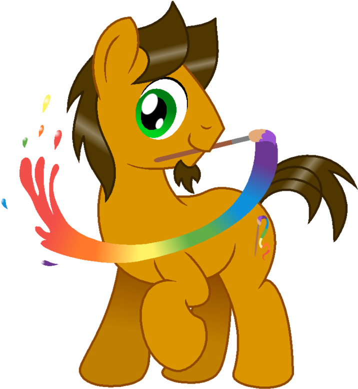 Me And My Paint Brush By Aleximusprime - Paint Brush Clip Art (900x884)
