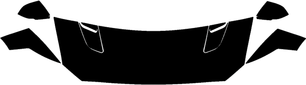 2015-2017 Ford Mustang Roush 3m Scotchgard Clear Bra - Ford Mustang (980x700)