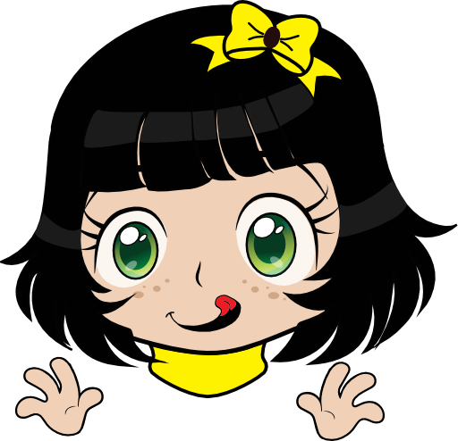 Delicious Girl Manga Smiley Emoticon Clipart - Delicious Clipart (512x494)