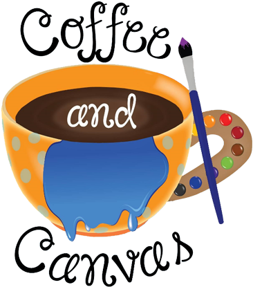 Logo Logo Logo Logo - Coffee And Canvas Painting (392x443)