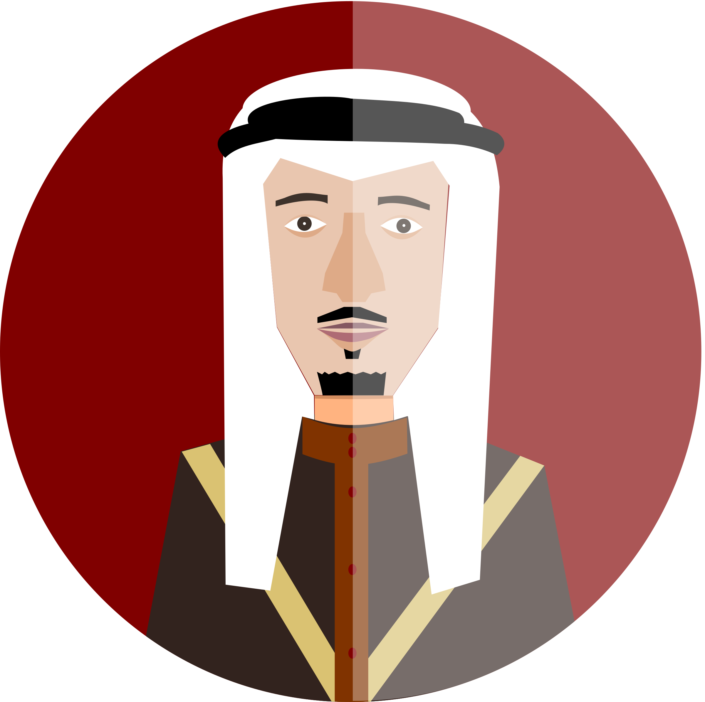 Arabian Clipart Orang - Saudi Person Png (2400x2391)