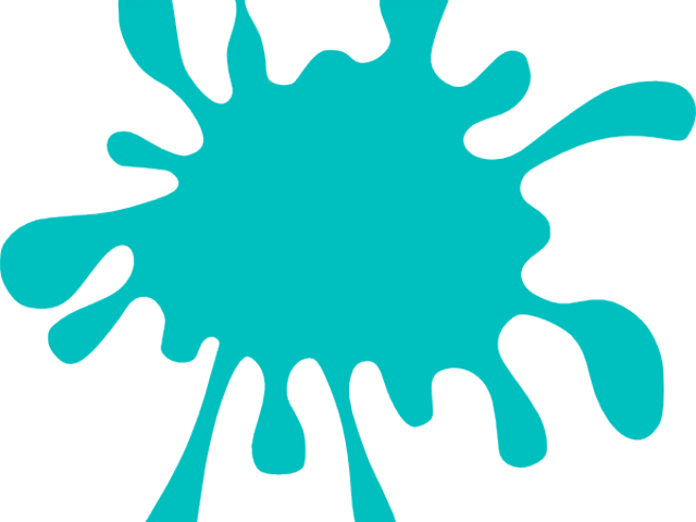 Paint Splat Clipart - Orange Splatter Clipart (640x480)
