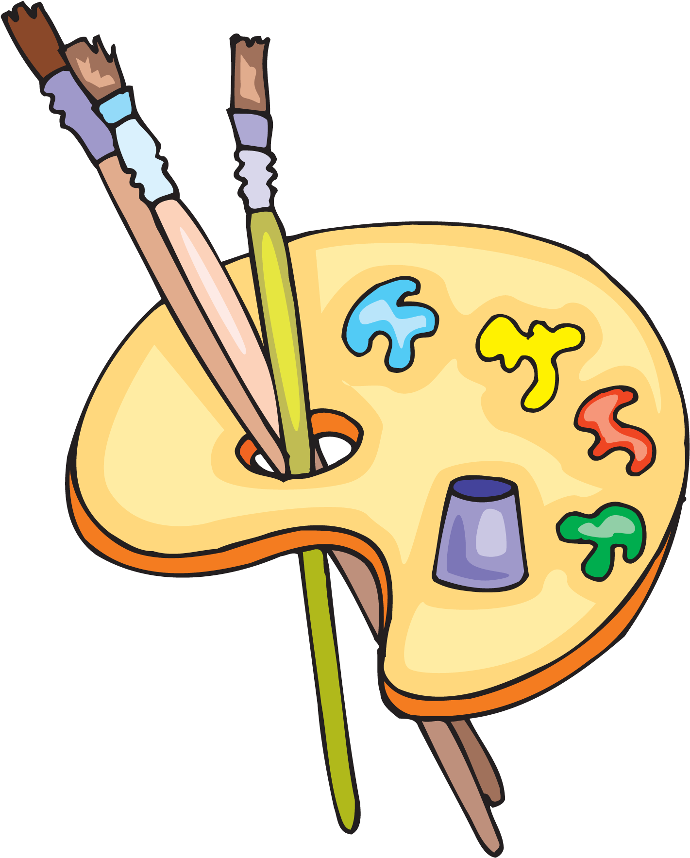 Artist Palette Clip Art (1429x1772)