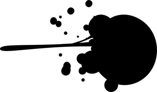 Red Paint Drop Clip Art - Drop Of Paint Png (600x350)