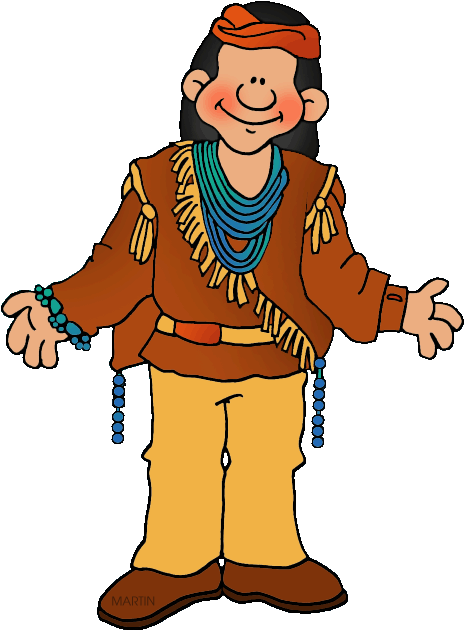 Native Americans Clip Art By Phillip Martin, Southwest - Native Americans Clip Art By Phillip Martin, Southwest (487x648)