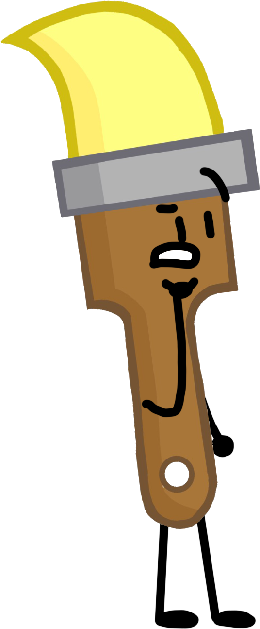 Paintbrush But In Bfb Style By Ball Of Sugar - Inanimate Insanity Bfb Style (575x1346)