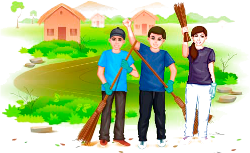 India Swachh Bharat Abhiyan Royalty-free Clip Art - Clean India Green India (500x500)